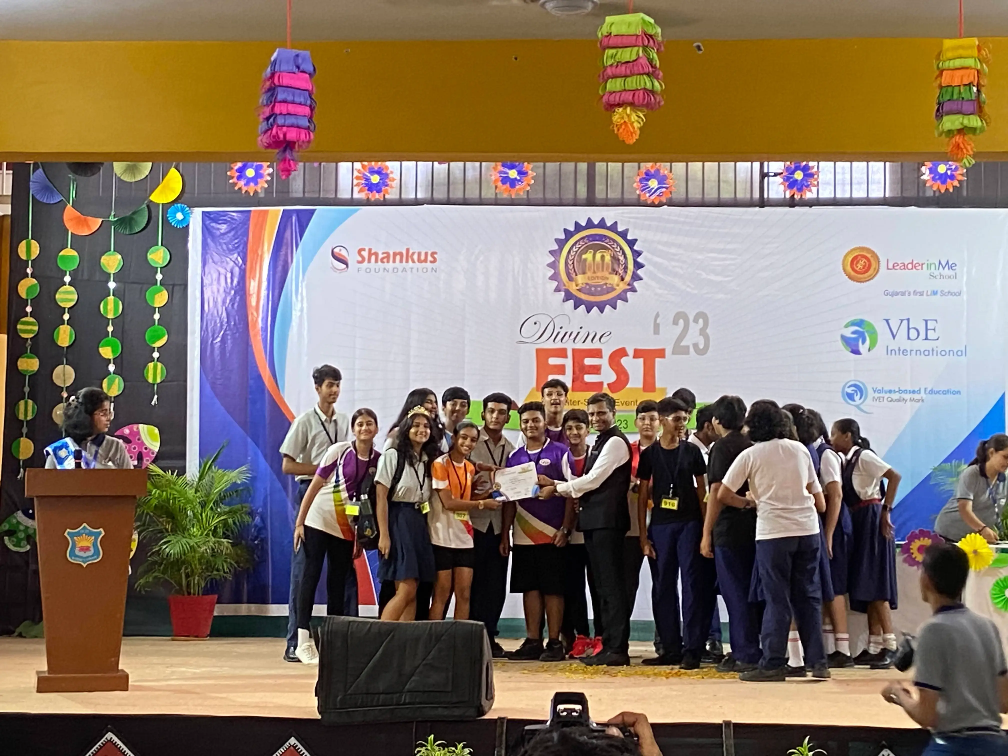 Theatre performance moment